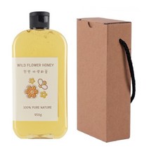 국산 천연 야생화꿀 450g 튜브 벌꿀 답례품 선물상자, 3개, 450g(튜브)