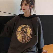 가바바 여성 후드티 로고가 멋있는 후드 긴팔티 G41285