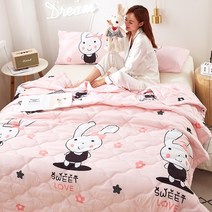1인용요이불세트 이불요세트 이불 여름얇은이불 타입학생 기숙사 싱글 워싱면 이불솜 에어컨 냉기 봄가을 여름이불