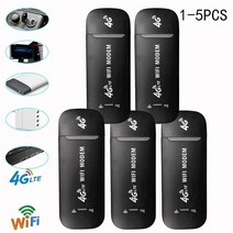와이파이 증폭기 공유기 인터넷 무선 4G LTE USB 라우터 150Mbps 휴대용 모바일 광대역 모뎀 스틱 SIM 카드 네트워크 어댑터 1-5 개, [05] 5Pcs, [02] Black, 02 Black_05 5Pcs