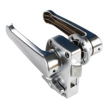 캠핑카 카라반 RV 부품 용품 1 set of door lock polished chrome 개인 정보 보호 도어 손잡이 세트 핸들 욕실 화장실 트위스트 턴 잠금, 협력사, 은