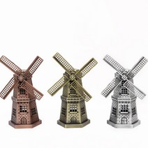 쭈bapha_네덜란드 풍차 빈티지 엔틱모형 건축물미니어쳐 장식 미처품 미쳐품 인테리어소품 장식품 미쳐♥LtMS, ♥LtMS레드메탈
