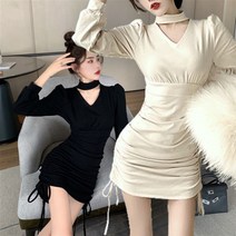 홀터넥원피스 하객원피스 레이스 랩 봄