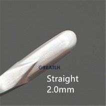 눈 마사지기 안마기 1pcs 일회용 외과 블레이드 공막 터널 안과 백내장 미세 수술 용 초승달 칼 안과, 2.0mm 스트레이트