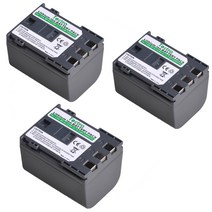 2400mAh 7.4V BP-2L14 카메라 배터리 + 캐논 ZR960 HG10 DC310, 04 3 Battery