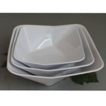 뷔페기물 화이트 다이아뷔페볼 호텔용 업소용 멜라민 큰그릇 3종, BD633-대 : 370*370*115