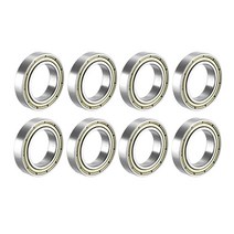 Uxcell 6800ZZ 딥 그루브 볼 베어링 더블 쉴드 68002Z 1080800 10mm x 19mm 5mm 탄소강 8팩 USA 미국