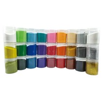 [꼬메빔보] #입자가고운 색모래 250g (27색), 13.살구색