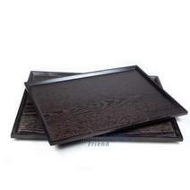해피몰_옻칠 원목 트레이(옻칠 직사각쟁반 특대) 47 x 36_Ha쏙, 선택쏙#_