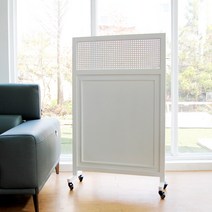 린도 이동형 1단 파티션 (800) 인테리어 원룸 가벽 칸막이, 스카이그레이