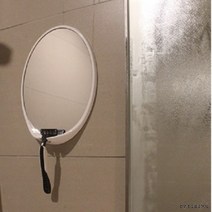 욕실 김서림방지 거울 붙이는 면도경 세면대 샤워부스 김서림방지거울, 면도걸이형