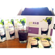 상주포도즙 모동포도즙 백화명산 천연포도즙 (100%천연생즙) 포도엑기스 포도즙50팩 2박스 100팩, 110ml 50팩