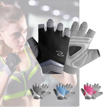 여자 남자 헬스장갑 스피닝 폴댄스 크로스핏 필라테스 요가 턱걸이 데드리프트 싸이클 장갑 반장갑, 블랙