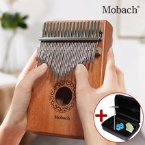 Mobach 칼림바 마호가니 17음계 카림바 입문용 + 하드케이스 풀구성 세트, 01.칼림바+하드케이스