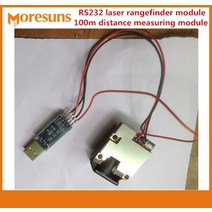 Fast Free Ship 산업용 거리 센서 RS232 레이저 측정기 모듈 100m, 한개옵션0