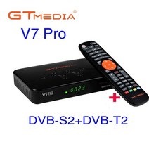 GTMEDIA 셋톱 박스 위성 TV 수신기 업그레이드 CA 카드 슬롯 USB 와이파이 개선 프로 DVB-S2 S2X T2 GT, 01 V7 Pro Only_03 영국 플러그