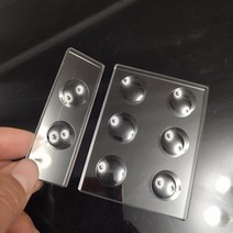 광학현미경 전자 초정밀 현미경 다중 원형 오목 공동 슬라이드 5mm 3mm 두께 광학, 우물 3개