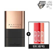 [조성아TM] 메가핏 스틱 파운데이션 글로우 + gift 틴트 3종택1, 1호(라이트베이지)+틴트(살구), 1호(라이트베이지)+틴트(살구)
