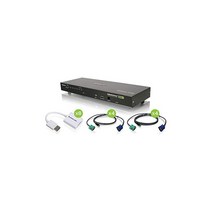 IOGEAR - 팔 포트 USB PS 2 콤보 VGA DisplayPort KVM키트 GCS1808DPKITU, 상세페이지 참조