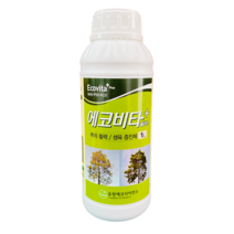 나무 영양제 소나무 조경 비료 뿌리 발근제 복합비료 이식목 영양제 에코비타플러스 1L