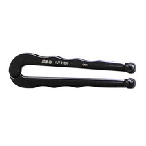 shangren 조정 가능한 페이스 렌치 앵글 그라인더 핀 플라이어 2mm/3mm/4mm/5mm/6mm 라운드 너트 더블 핀 렌치, 4mm, 블랙, 스틸