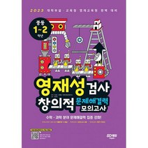 영재성검사 창의적 문제해결력 모의고사 중등 1~2학년 : 2023 대학부설 교육청 영재교육원 완벽 대비, 도서