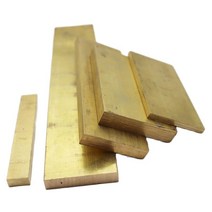 알루미늄 각재 압출 판 평철황동 플랫 바 시트 플레이트 솔리드 블록 가공 밀 금속, 6x6x100mm 1pc
