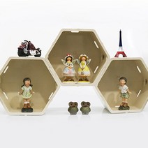 [푸르미] 컬러 쇼케이스 진열장(10개), 쿠팡 베이지