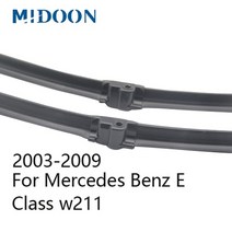 벤츠 Mrcedes Benze 와이퍼 midoon 블레이드 for e class w211 w212 e200 e250 e270 e280 e300 e320, 오른손 운전, w211의 경우 2003-2009년