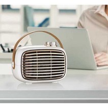 온풍기 소형 미니 히터 팬히터 캠핑 발 온열 열풍기, 블루 700W