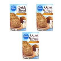 필스버리 퀵 브레드 앤 머핀 믹스 바나나, 396g, 3개