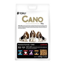 동아원 강아지 사료 투펫 카노 5kg 다이어트, 곡물, 1개