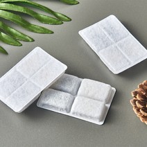 고양이정수기 필터 고양이 물 분수 필터 코코넛 활성탄 애완 동물 교체, 01 WHITE_01 6pcs