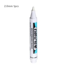 타이어펜 마커펜 Haile 화이트 마커 페인트 펜 0.7-2.0mm 유성 방수 영구 플라스틱 젤 자동차 타이어 페, 15 2.5mm-1pcs F
