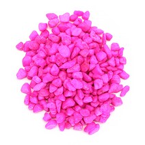attizone 색자갈 칼라스톤 칼라돌 색돌 원예 화분 수족관 - 칼라별 500g, 색자갈-분홍(500g)