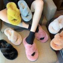 겨울화 털신발 파티화 따뜻한 귀여운 이쁜 슬리퍼, 쿠팡 본상품선택, 핑크/225-230mm, 쿠팡 본상품선택