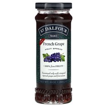 St. Dalfour 과일 스프레드 프렌치 그레이프 284g(10oz), 프랑스산 포도, 284g