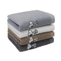 송월타월 스누피 베이직 세면타월 145g 30수 면사, 갈색, 5개