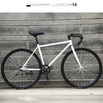 ( 픽시자전거 ) 입문용 26인치 남녀공용 10만원대 픽시바이크, 26 인치 화이트 블랙