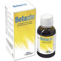 bio therapic Betazin | 어린이를위한 멀티 비타민 보충제 | 눈을위한 루테인 | 방어를위한 요오드와 아연 | 드롭퍼가있는 30 ml 병 | 1 패키지, 5개