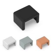 선바로 케이블 전선몰딩 마감캡 23X17X12mm 2호, 화이트