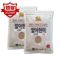 대한농산 22년 국산 발아현미 4kg(2kgx2) / 현미 박스포장