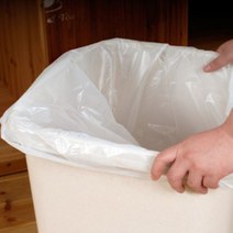 한스틸 쓰레기봉투 재활용분리수거봉투 (20리터~100리터), 하얀봉투 50리터 (100매)