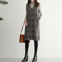 오르난 여성 모직 원피스 os1218