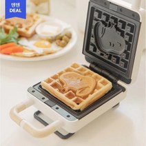 정품 땅콩 스누피 와플 기계 샌드위치 아침 식사 토스트