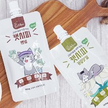 캣시피 허브 고양이츄르 대용량 짜먹는 간식 습식 100g, 10개, 카모마일+펜넬
