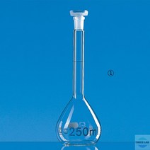 메스 용량 플라스크 Batch 보증서 포함 25ml (2개) Volumetric Flask Class A BLAUBRAND F04-59-117