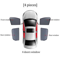 자동차 그늘 창문 차양 유리 커튼 선 쉴드 윈드 스크린 커버 클립 포드 랩터 F150 -, [03] Side Windows