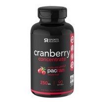 스포츠리서치 크랜베리 컨센트레이트 250mg 소프트젤, 90개입, 2개