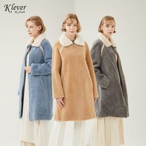 진도끌레베 모피 진도끌레베 밍크카라 무스탕코트(BC80)